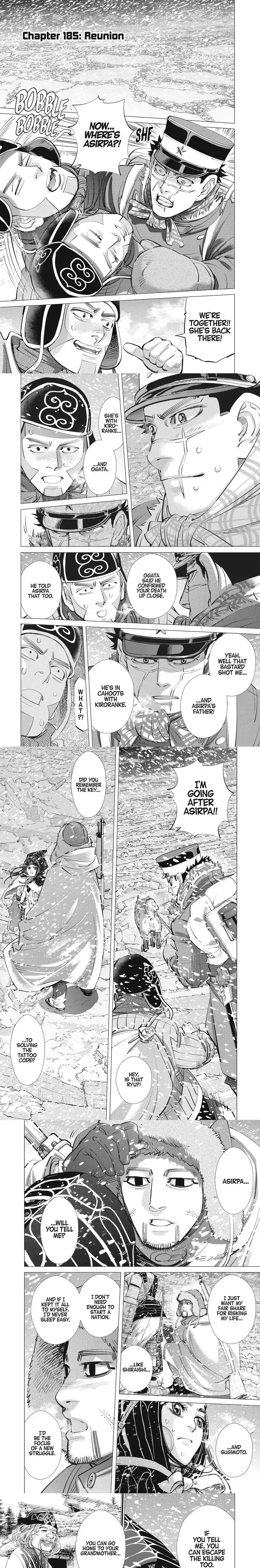 Golden Kamuy Chapter 185 image 1_optimized